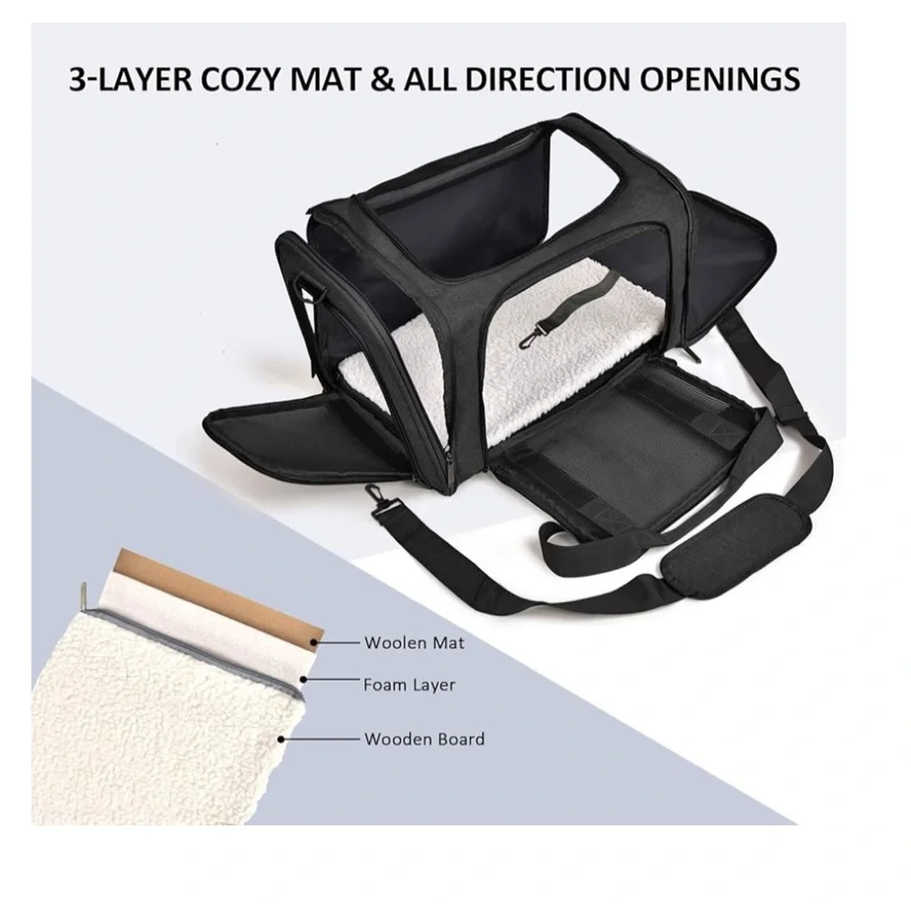 Pet travel carrier